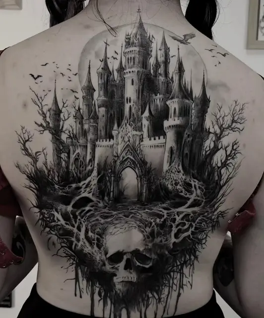 Fully healed back piece