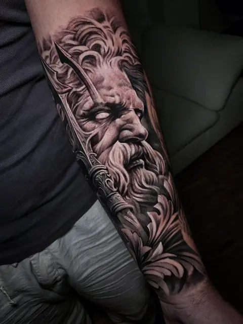 Poseidon with Trident (Realism)