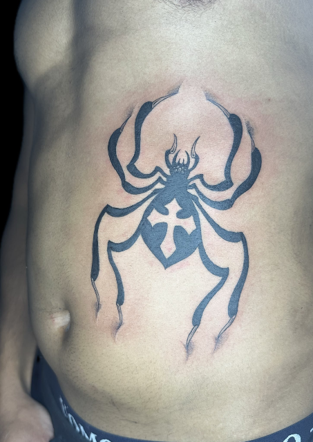 Black spider