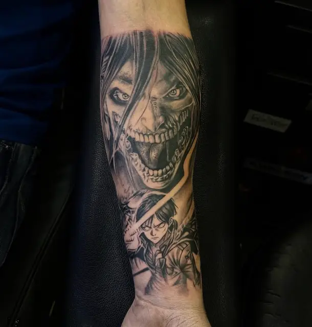 From Attack on titan series