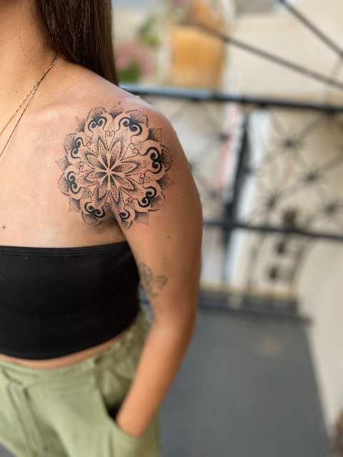Geometric tattoo