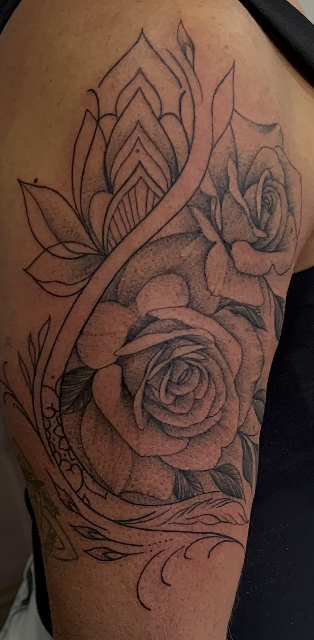 Ornamental tattoo