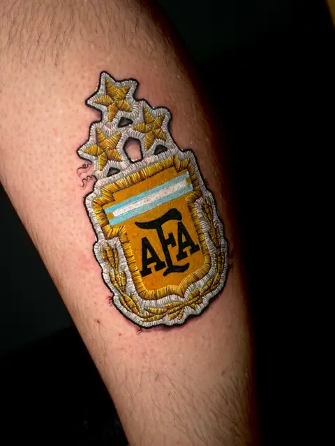 Argentina national soccer team patch