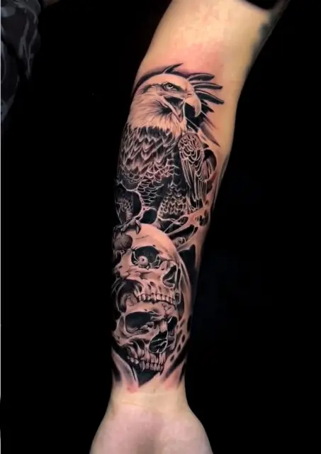 Black and gray