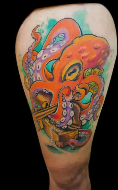 New School Tattoo colored