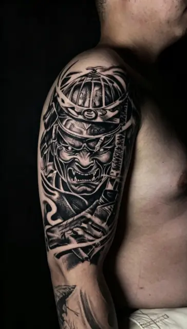 Oriental black and gray