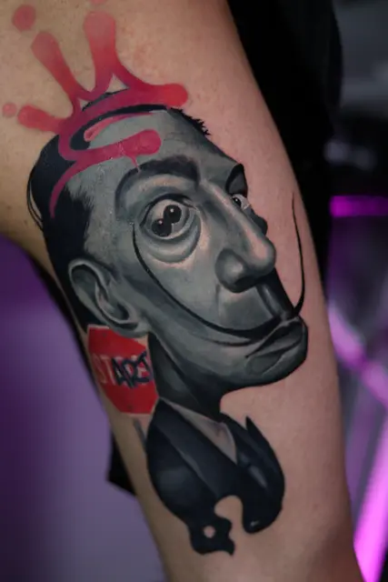 Salvador Dali Caricature