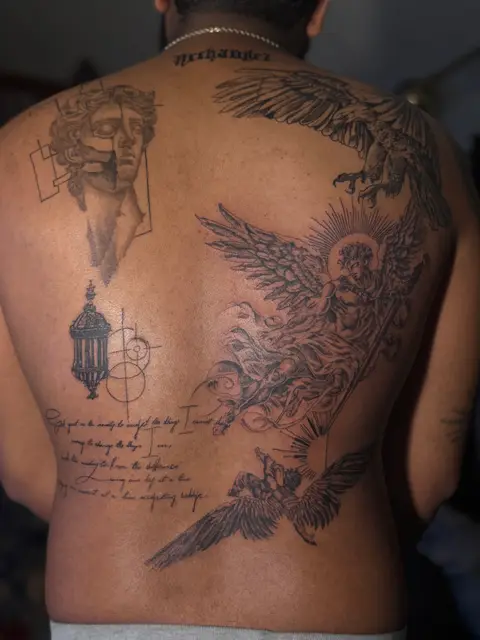 Custom Renaissance back piece