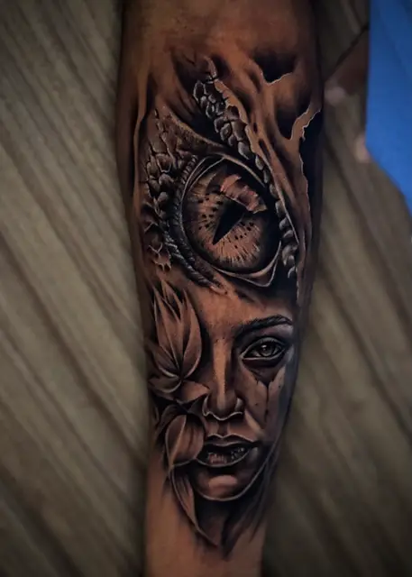 Black And Grey Tattoo Artist Sri Lanka portfolio work 1