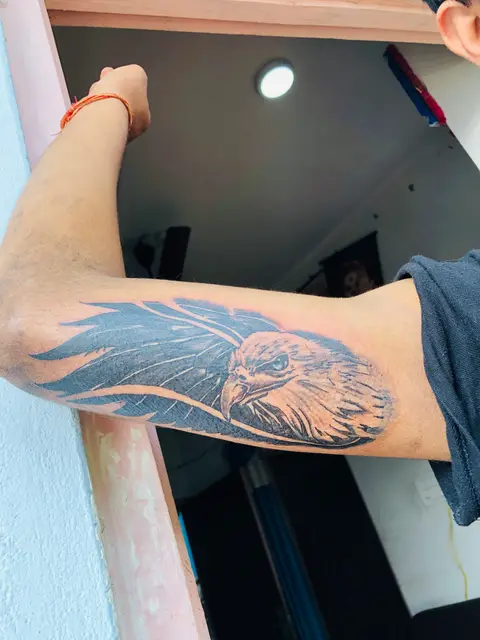 Blackwork Tattoo Artist Leeds portfolio work 11
