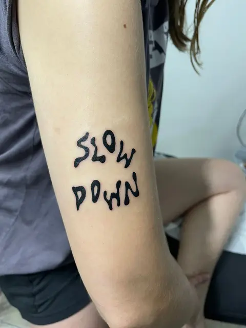 Slow down
