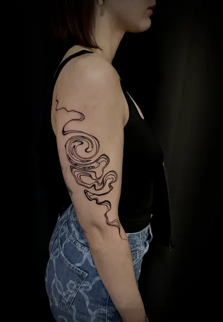 Blackwork Tattoo Artist Berlin portfolio work 3