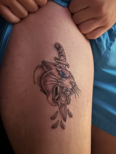 Fine Line Tattoo Artist Manchester United Kingdom portfolio work 6