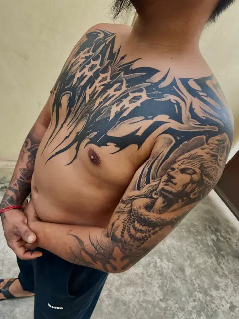 Japanese Tattoo Artist Butwal Nepal portfolio work 13