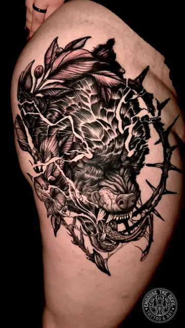 Dark Art Wolf