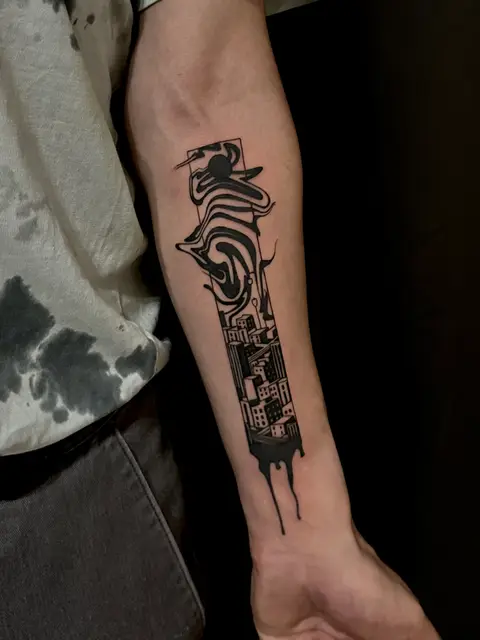Blackwork Tattoo Artist Berlin portfolio work 5