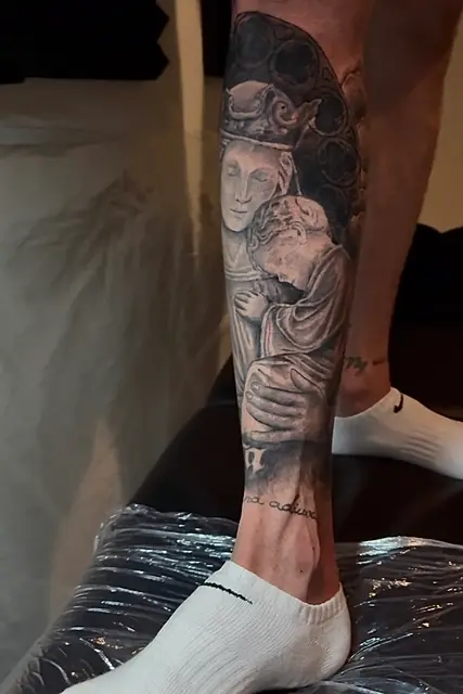 healed tattoo