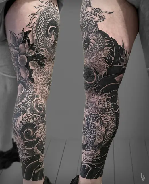 Full leg freehand project