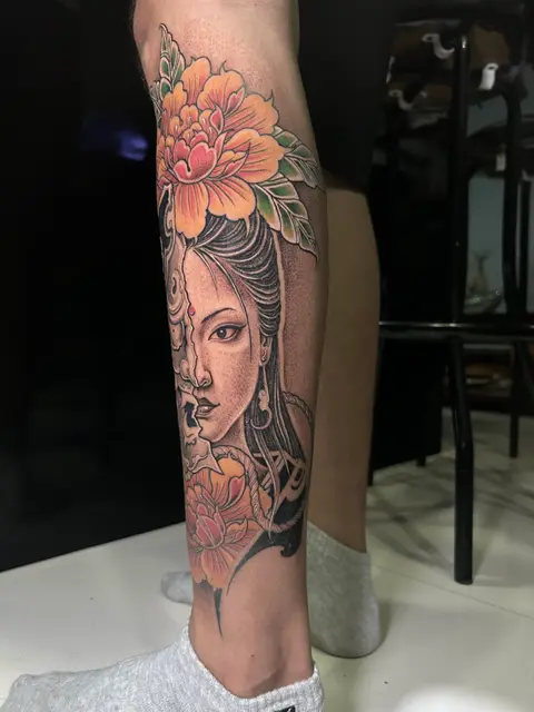 Japanese Tattoo Artist Butwal Nepal portfolio work 2