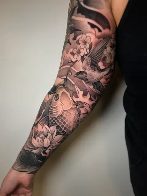 Japanese Tattoo Artist Szczecin Poland portfolio work 7