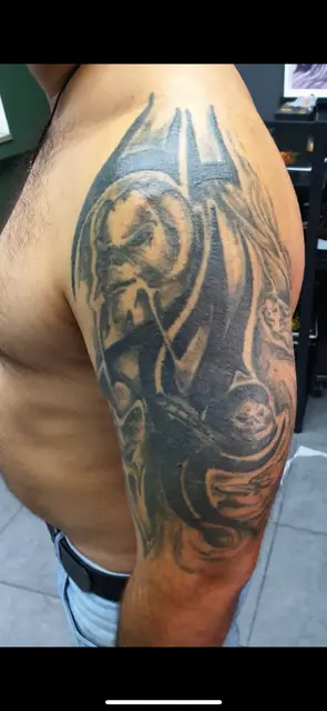 Batman Cover up before