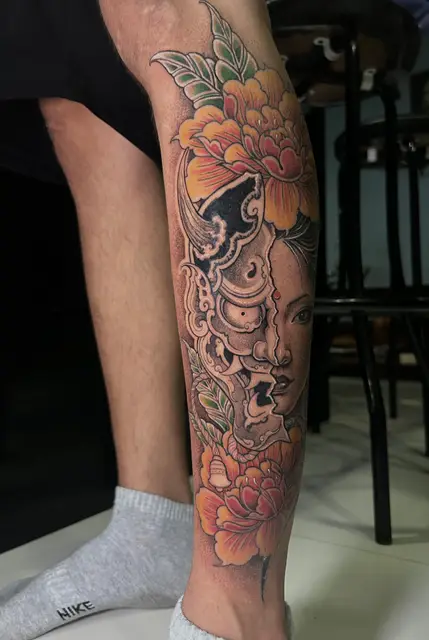 Japanese Tattoo Artist Butwal Nepal portfolio work 6