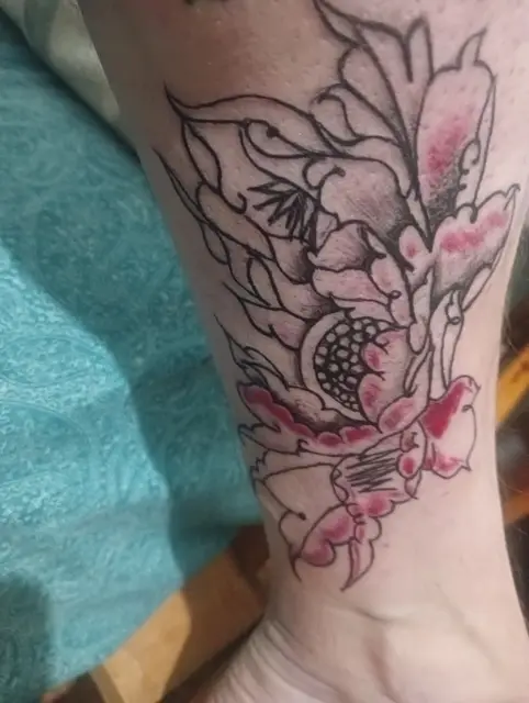 Black n grey lotus 🪷 flower