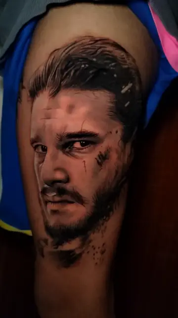 Jon Snow Portrait B/G (skin fototype 5)